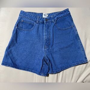 Princess Polly The Swalla Denim Blue Women's Shorts